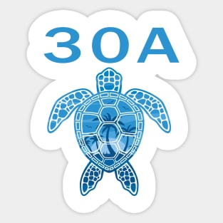 30A Turtle Sticker